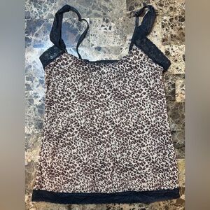 Animal Print Leopard Sleepwear Intimate Tank Top
